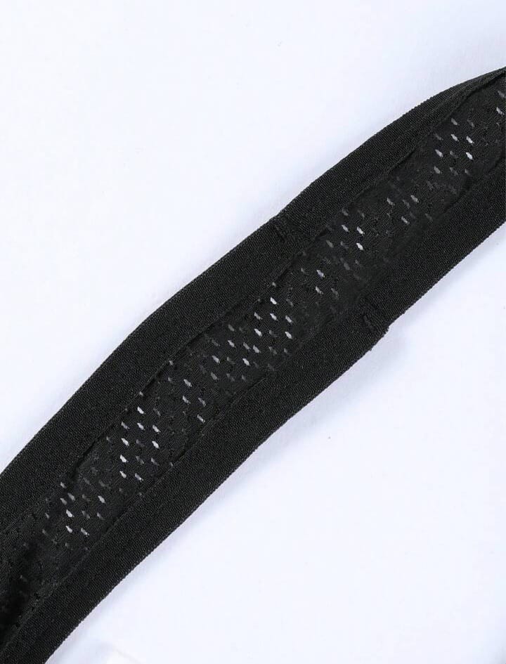 Men's Solid Color Hollow Out Briefs